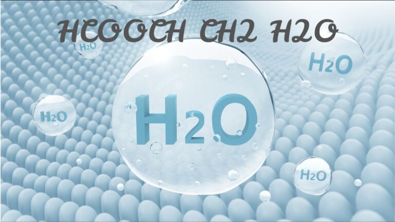 HCOOCH CH2 H2O