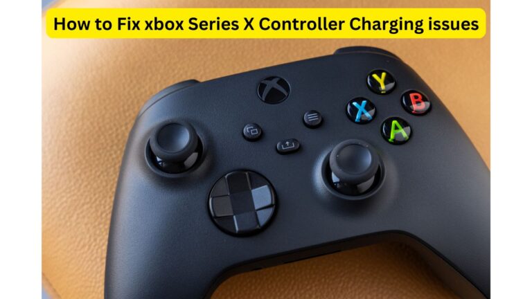 how to fix xbox series x controller charging issues